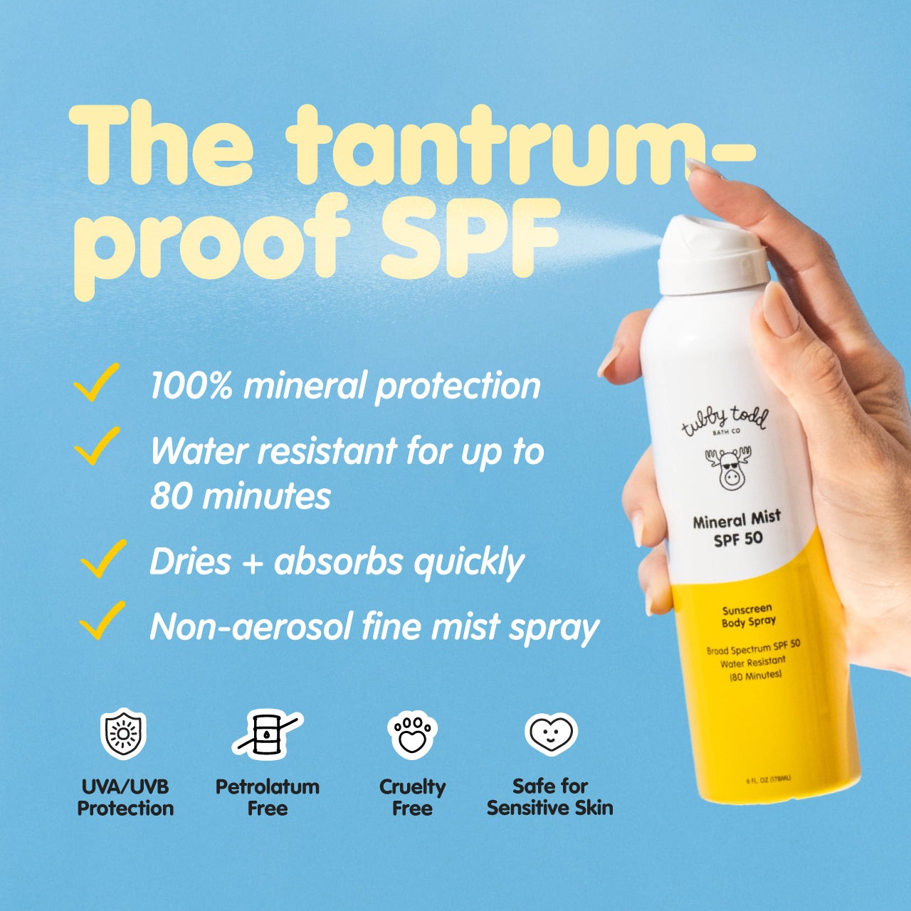 Mineral Mist SPF 50 Sunscreen